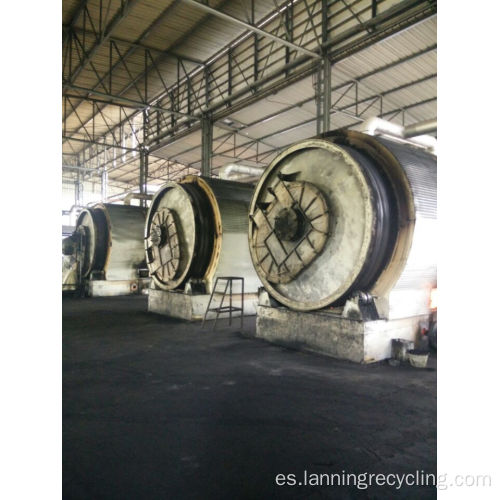 Lanning Pyrolysis of Scrubbers Rubber to Energy